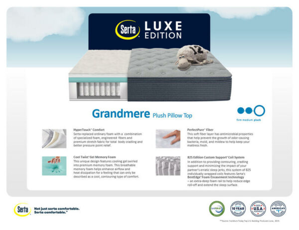 Luxe Edition - Grandmere - Plush - Pillow Top - Cal King - Image 6